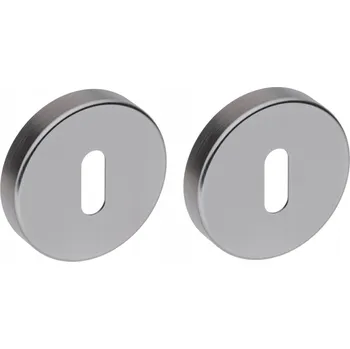 Dveřní kování Vnitřní klika Gamet Krátká, Štítek kulatý, Štítek s otvorem pro klíč