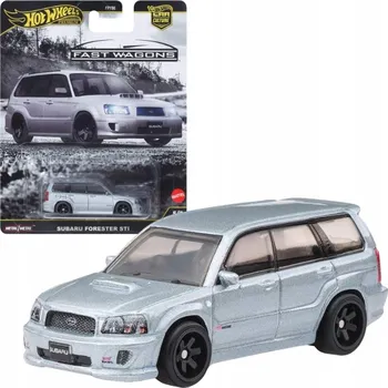 autíčko HOT WHEELS PREMIUM FAST WAGONS VOZIDLO AUTÍČKO SUBARU FORESTER STI FPY86 JBK87