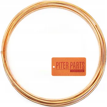 Brzdová hadice Trubka měděná trubička na brzdové hadice 10 metrů ve svitku +