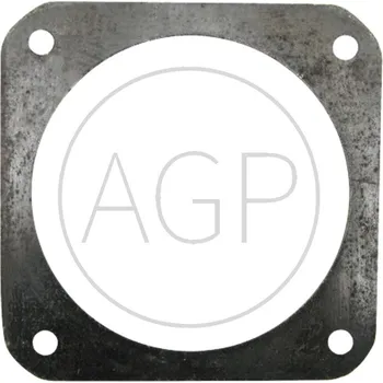 Instalatérský materiál Ocelová příruba 4" pro šoupě černá rozteč děr 150 x 150 mm