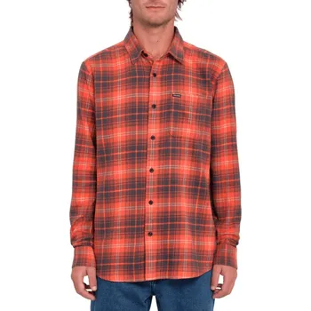 Pánská košile VOLCOM košile - Caden Plaid Ls (BRE) velikost: S