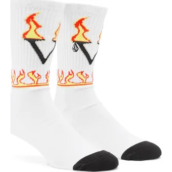 Pánské ponožky VOLCOM ponožky - Fergadelic Sock Pr (WHT)