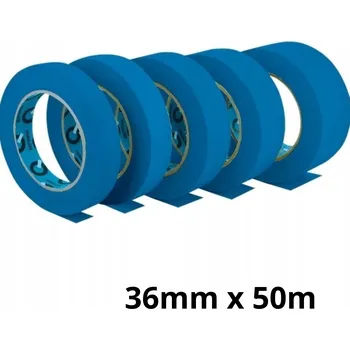 Lepicí páska Q-Refinish Maskovací lakýrnická páska modrá BLUE PRO 90st.C 36mm x 50m