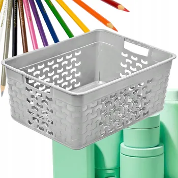 Úložný box Univerzální koš plast šedý