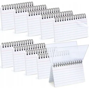 10X NOTES BÍLÉ KARTY INDEXOVÉ KARTIČKY 500 KUSŮ POZNÁMKOVÝ BLOK V ŘÁDCÍCH