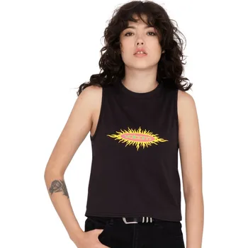 Dámské tričko VOLCOM triko - Nusun Tank Tee (BLK) velikost: M