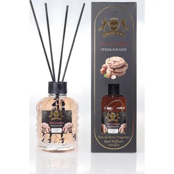 Osvěžovač vzduchu VONNÁ ESENCE DO BYTU GOLDEN SILVA - VŮNĚ OŘECHOVÉHO CUKROVÍ S TYČINKAMI 150 ml