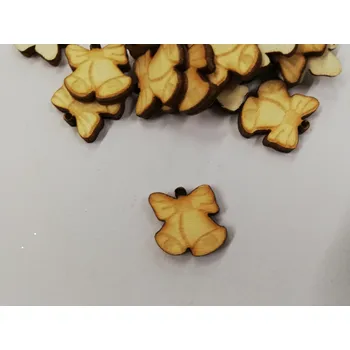 Vánoční dekorace Dřevěný výřez zvonečky č.1