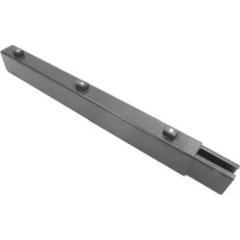 Plotový sloupek Prodloužení sloupku 60x40 rovné s příchytkami antracit