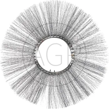 Drátovaný kartáč o průměru 800 mm s vnitřním přípojem 254 mm