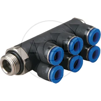 Instalatérský materiál B-YVTEd3-10-1/4-KU Y-rozdělovač-šroubení