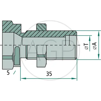 Fitinka Samec vnější závit 1/2" BSP