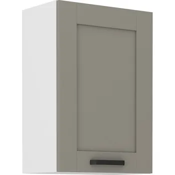 Kuchyňská skříňka Kuchyňská skříňka LUNA 50 G-72 1F, korpus: bílá, barva dvířek: světle šedá CLAY