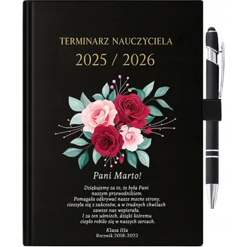 Kalendář Knižkový kalendář pro učitele 2026 A5 černý