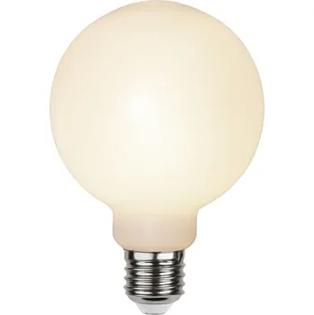 Žárovka LED žárovka PC E27 G95 1,2W 2700K mléčná plastová