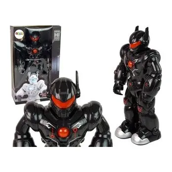 Robot Robot interaktywny chodzi dźwięk świeci czarny