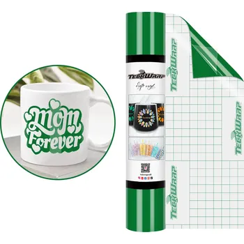 Samolepící dekorace Lesklý - Grass Green - samolepící vinylová folie TeckWrap Velikost: 0,3 x 1,5 m