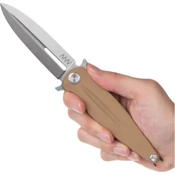 kapesní nůž Acta non verba Z400 Kapesní zavírací nůž s klipem, G10 Coyote Z400-012