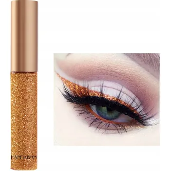 Oční linky Metalické třpytivé oční linky v tekuté formě oranžové č. 4