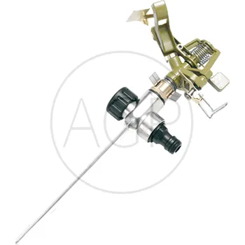 Zavlažovač Mosazný zinkovaný impulzivní postřikovač vody s bodcem