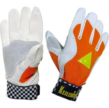 Pracovní rukavice Rukavice Keiler Fit Orange o velikosti 9 L pro práci s motorovou pilou