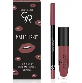 Rtěnka Golden Rose Matte Lipkit Rose Taupe sada na líčení