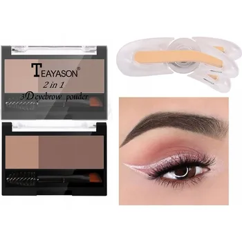 Barva na řasy a obočí Nastavitelná Razítko na obočí Pomáda pro styling a barvení obočí Hnědá #3