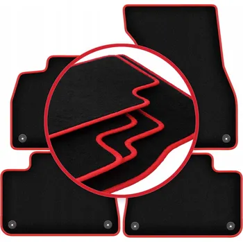 autokoberec Velurové autokoberce Wielganizator, sada 4 kusů