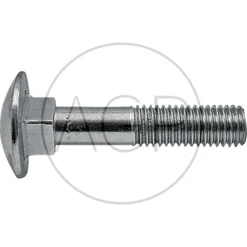 Šroub Vratové šrouby se závitem M12 o délce 60 mm