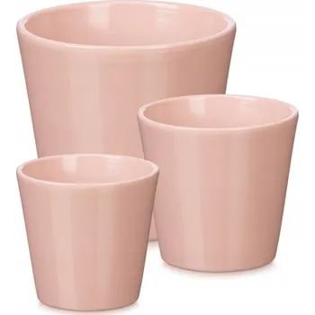 Květináč Květináč 19 cm keramický růžový