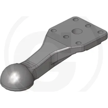 Tažné zařízení Scharmüller tažné oko, 6-děrá příruba k našroubování pro spodní montáž