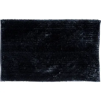 Koupelnová předložka Koupelnová předložka CHENILLE VELVET černá 40x60 cm, 50x80 cm, 60x90 cm Multi Decor Rozměr: 40x60 cm