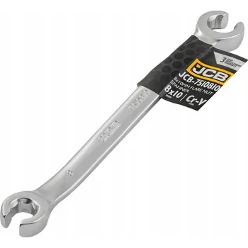 Klíč Očkový klíč s výřezem JCB 8x10 mm Cr-V – pro brzdové hadice