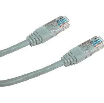 Síťový kabel DATACOM Patch kabel UTP CAT6 1m šedý