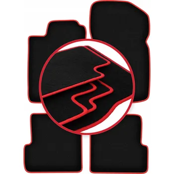 autokoberec Velurové autokoberce Wielganizator, sada 4 kusů