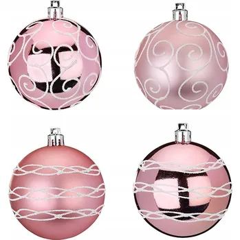 Vánoční dekorace Vánoční koule ozdob 8 cm 4 ks