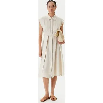 Dámské šaty United Colors Of Benetton Letní šaty 4AGHDV0B1 Béžová Regular Fit L