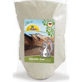 Krmivo pro hlodavce JR Farm Koupací písek 1 kg pro činčily, křečky a pískomily
