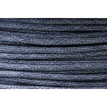 elektrický kabel Textilní kabel Kropenatý Černo-Šedý 35 opředený 2x0,75 a 3x0,75mm2, Počet vodičů v kabelu 2 vodiče v kabelu (2x0,75mm2)