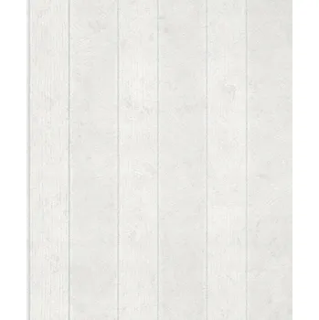 Tapeta Krémová tapeta s reliéfní strukturou omítky a třpytivými proužky - základní tapeta