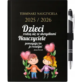 Diář Knižkový kalendář pro učitele 2026 A5 černý