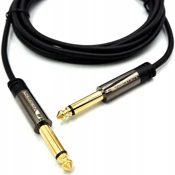 Audio kabel Audio kabel Nakamichi 1x Jack 6,35 mm - 1x Jack 6,35 mm, délka 1,5 m