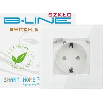 Elektrická zásuvka Bílá nástěnná Elektrická Zásuvka B-line