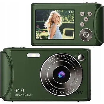 Digitální fotoaparát XREC Q18, 64MP fotografie, 4K/30fps videa, 18x ZOOM, AntiShake