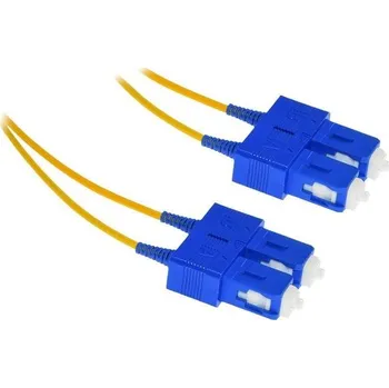 XtendLan FO patch SC-SC 5m 9/125, duplex, ultraflexibilní G.657.A1, LS0H, průměr 2mm, krátký vývod