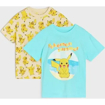 Sinsay - Sada 2 triček Pokémon - vícebarevná - 349DZ-MLC - 349DZ-MLC-128