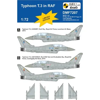 Plastikový model 1/72 Decals Typhoon T.3 in RAF