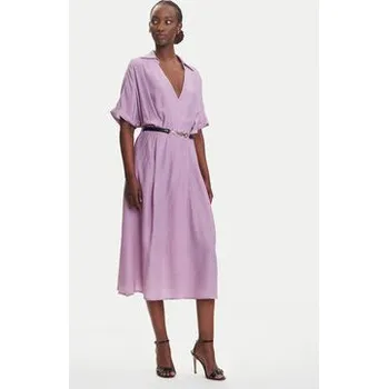 Dámské šaty Fracomina Košilové šaty FR25SD2012W413O9 Fialová Regular Fit M