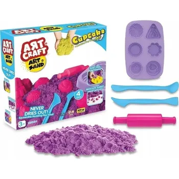 kinetický písek ART CRAFT Kinetický písek + Formičky - Bábovičky