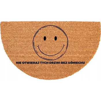 Rohožka ROHOŽKA KOKOSOVÁ ODOLNÁ PROTI SKLUZU 40X70CM PŮLKRUHOVÁ EKOLOGICKÁ